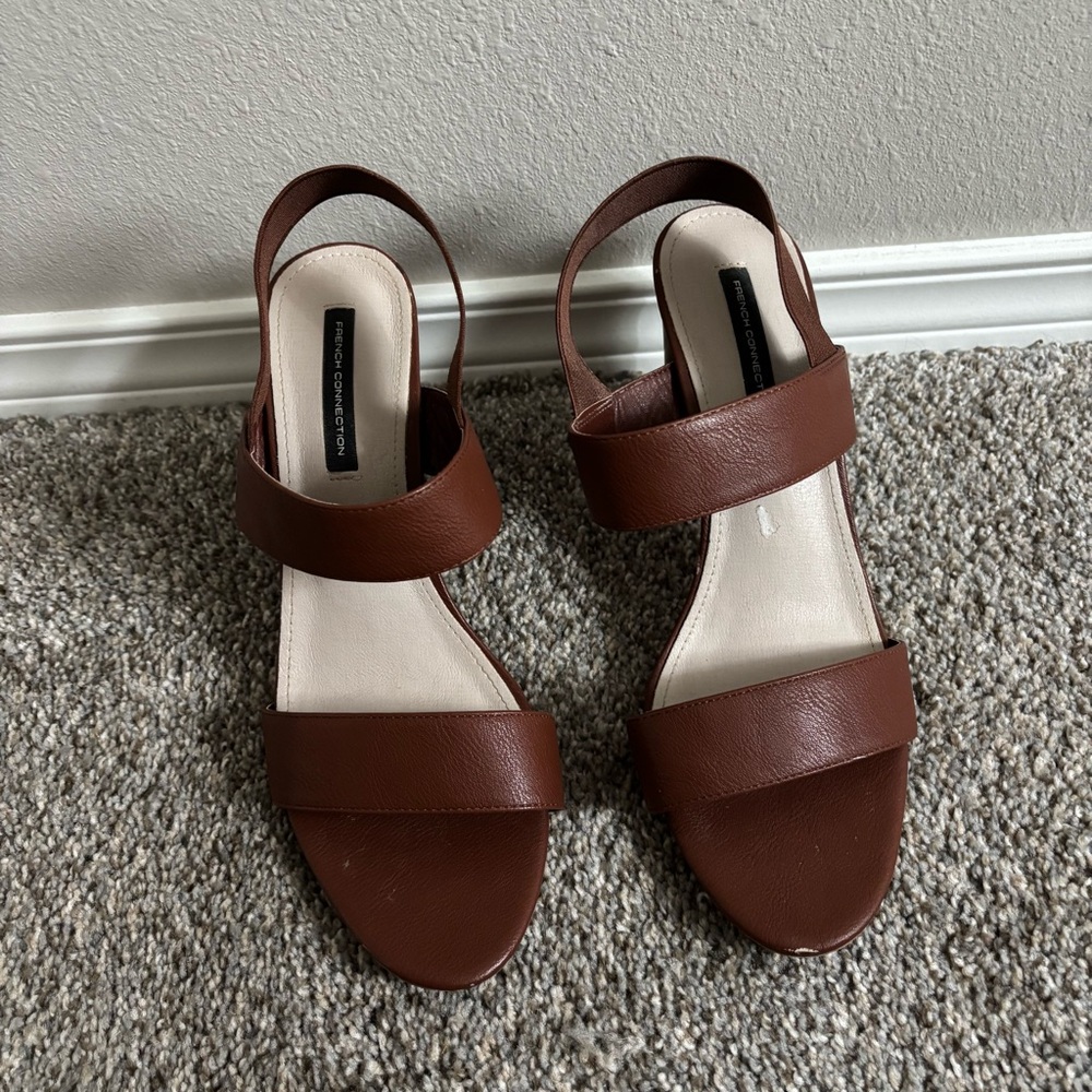 Brown Leather Women's Sandals